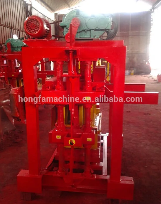 Ds QTJ4-40 interlocking earth block  concrete block paver brick making machine