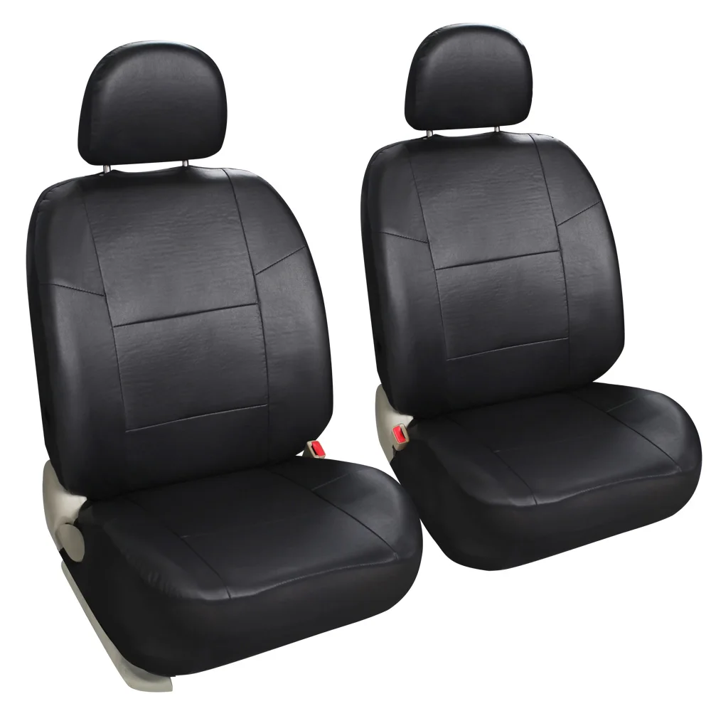 Daniel Leather Car Seat Cover 11pcs Full Set Universal fit Black