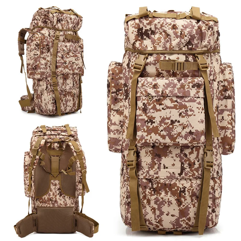 
Best selling oxford fabric waterproof 65L military backpack tactical 