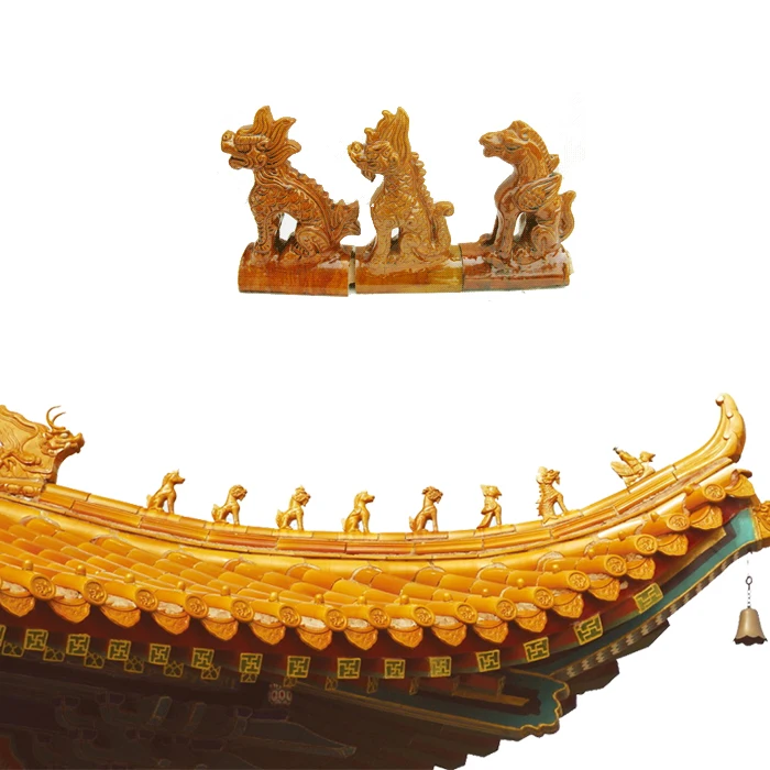Chinese traditional roof decoration figures for antique building roof