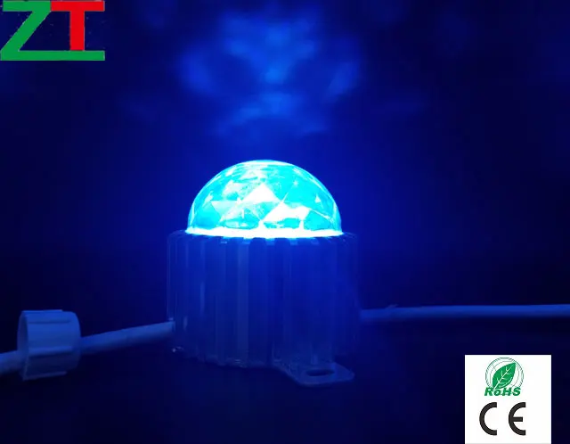 
DC24V IP 67 led point pixel light with aluminum base and diamond cut surface for building decorations or led pixel 