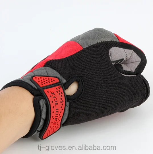 OEM Available Breathable Gel Pad Touch Screen Bicycle Cycling Gloves