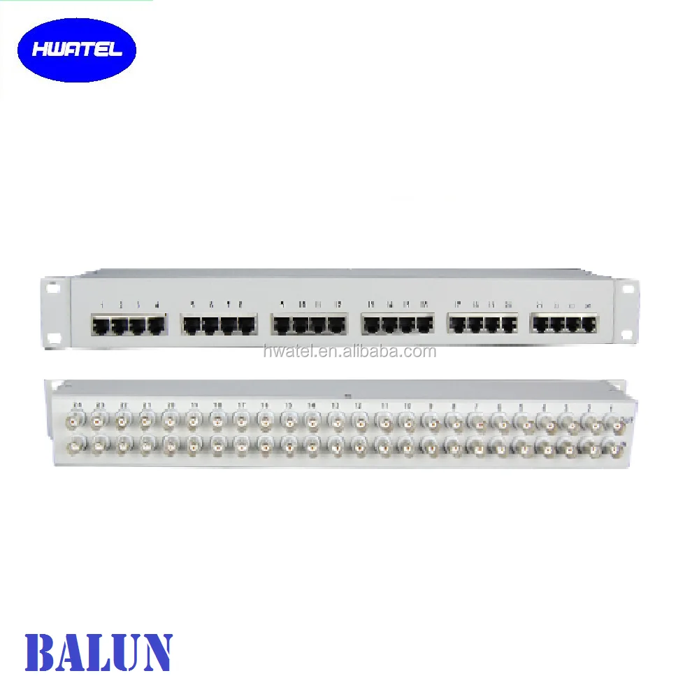 75 ohm to 120 ohm balun converter G703 fiberhome ZTE SDH E1 DDF panel