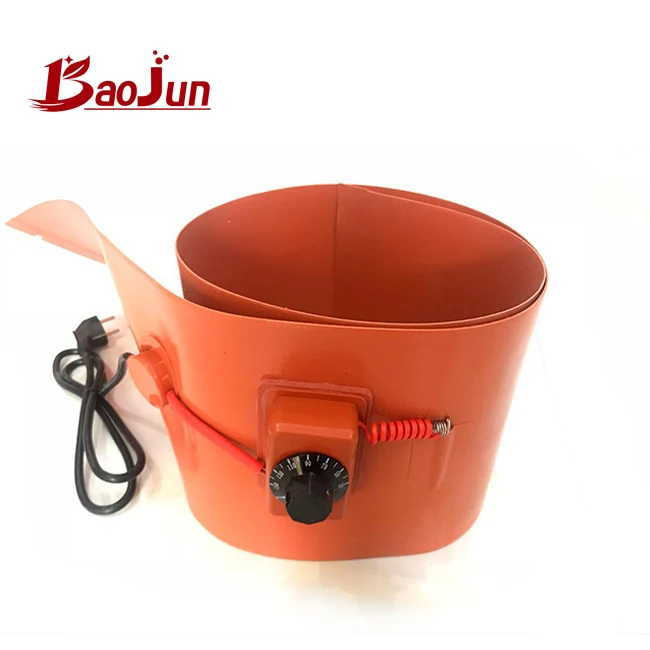 220v flexible silicone rubber oil barrel heating pad drum heater