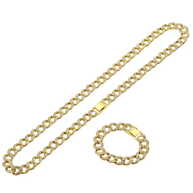 Joacii мужское колье с цепочкой, кубинское колье из желтого золота с Joyeria De Mujer