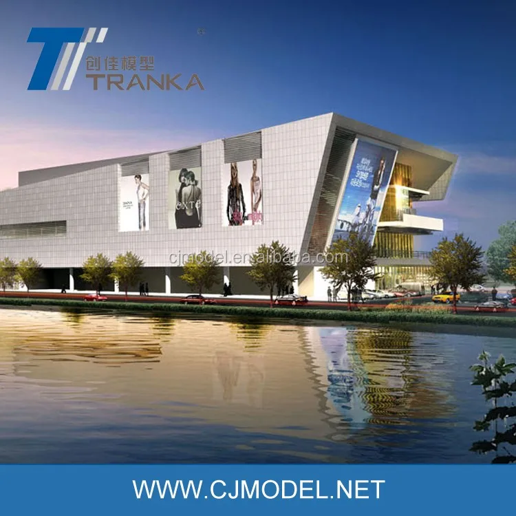 Computer render bird eye level view , architectural digital rendering from Tranka