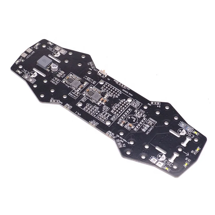 Power Distribution Board PDB Board 5V/12V BEC Buzzer LED Support OSD for F3 CC3D Naze32 Flight Control QAV250 ZMR 250 RC FPV Dro