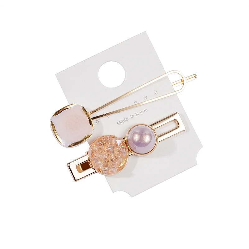 Fashion Korean summer hairclip set Bobby pins for Elegent Women Hair Accessories hairpins clips girls  accessories hair pins