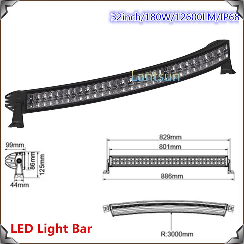 2015 Новый дизайн 32 дюйма super пятно яркий off road светодиодные панели IP68