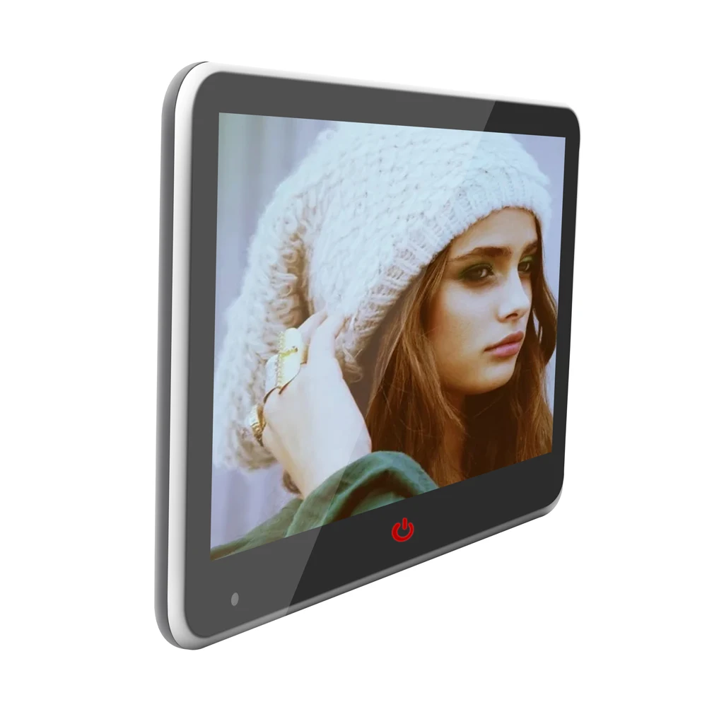 10.1inch Android 8.1 System Full HD Touch Screen Car Headrest Monitor With AV/Audio input output function