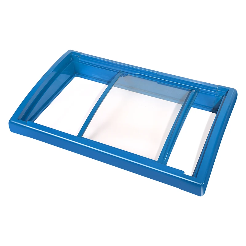 Лидер продаж, детали для морозильной камеры, Двойная Рама из ПВХ, дисплей, закаленная Раздвижная стеклянная дверь для холодильника