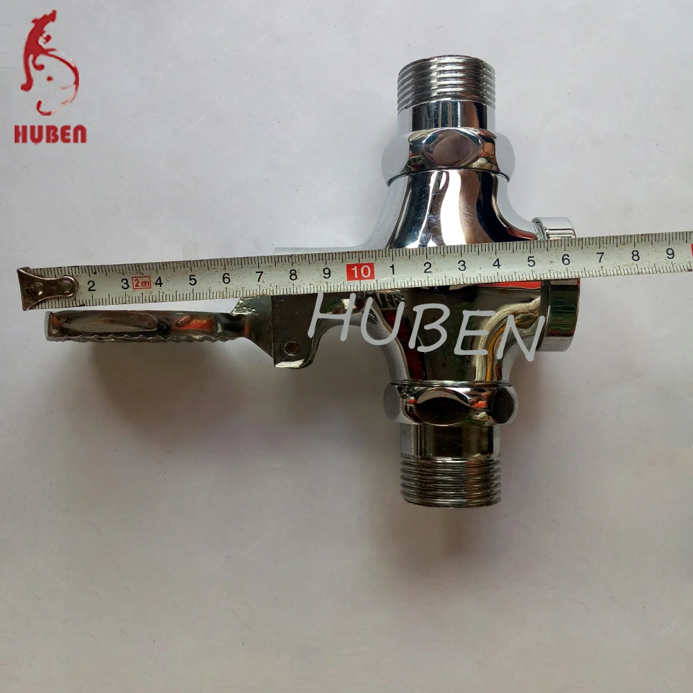 
Foot step brass flush valve for squat type toilet 
