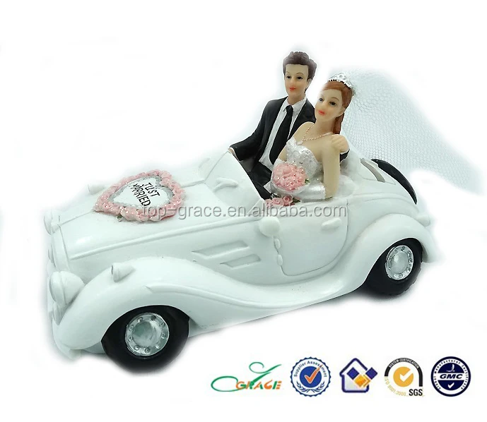 2017 новых прибытия свадьбы пара в автомобиль монеты банка свадебные подарки
