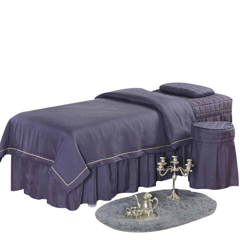 brushed 100% micro polyester pressure massage bedding sheet duvet cover set