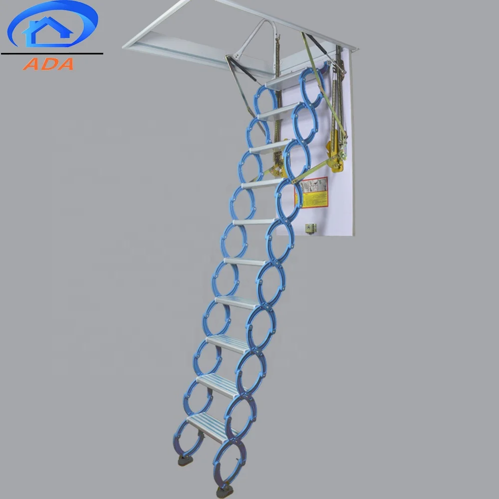 Folding Stairs Staircase High Quality Scissor Mezzanine Loft Stairs