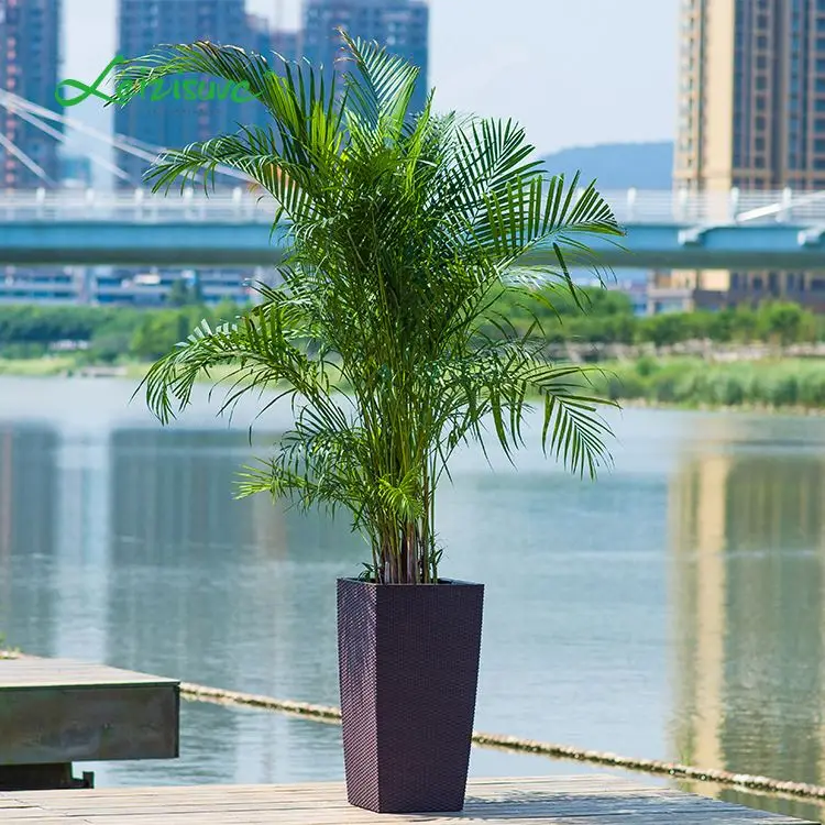 greenhouse rattan garden decoration artificial flowers home garden garden pots and planters concrete large tall vases