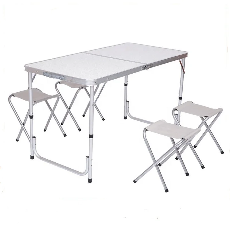 YILU Lightweight Aluminium Adjustable Collapsible Table