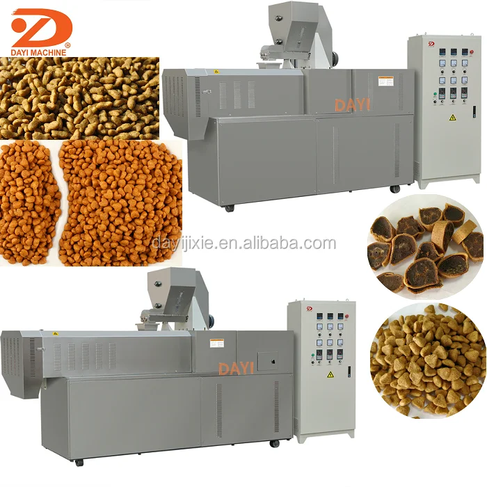 
Dayi dry animal pet dog food pellet making processing extruder 