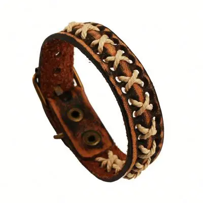 2018 men bracelet bead braceletleather bracelet