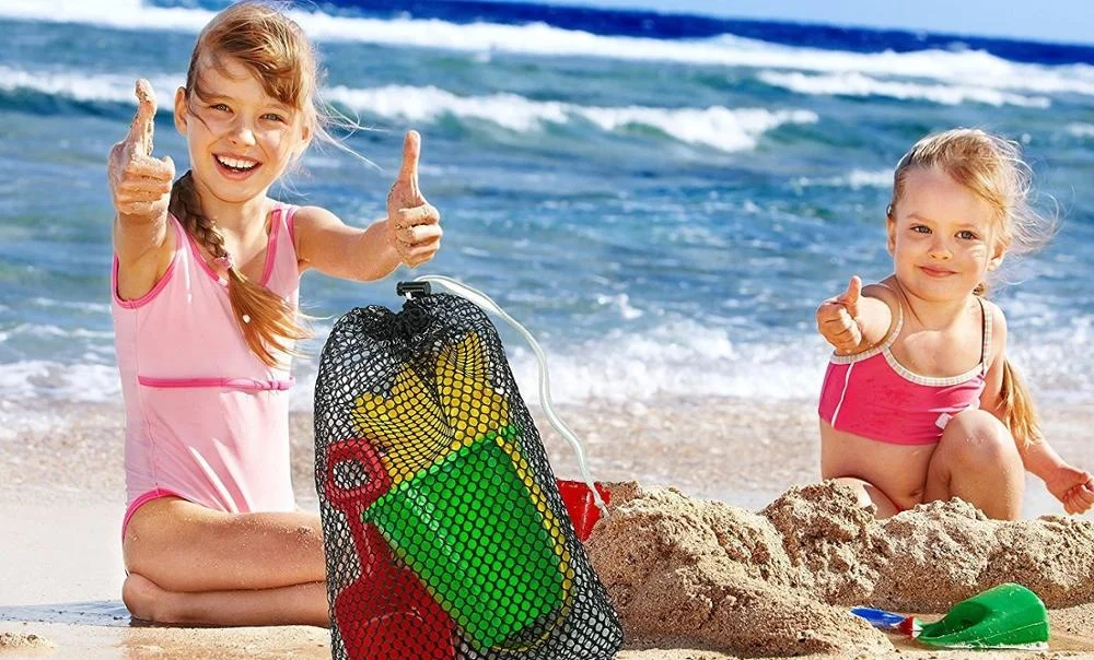 nylon mesh packaging bags, nylon bags for sports  beach laundry, nylon drawstring bags