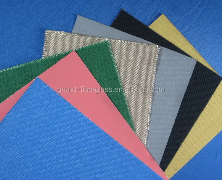 Silicone rubber coated fiberglass fabric