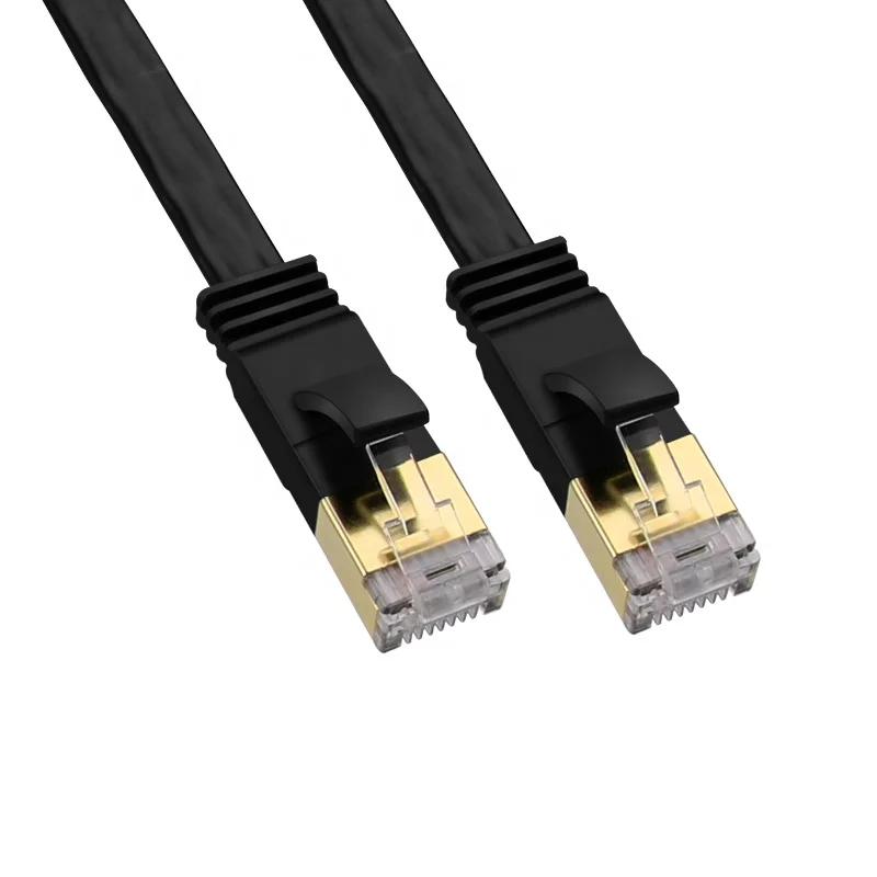 cantell hot selling 1M 2M 3M flat lan cable Patch Cord Cat 5e 6 6a Ethernet Cat 8 Cable Cat7 Cable