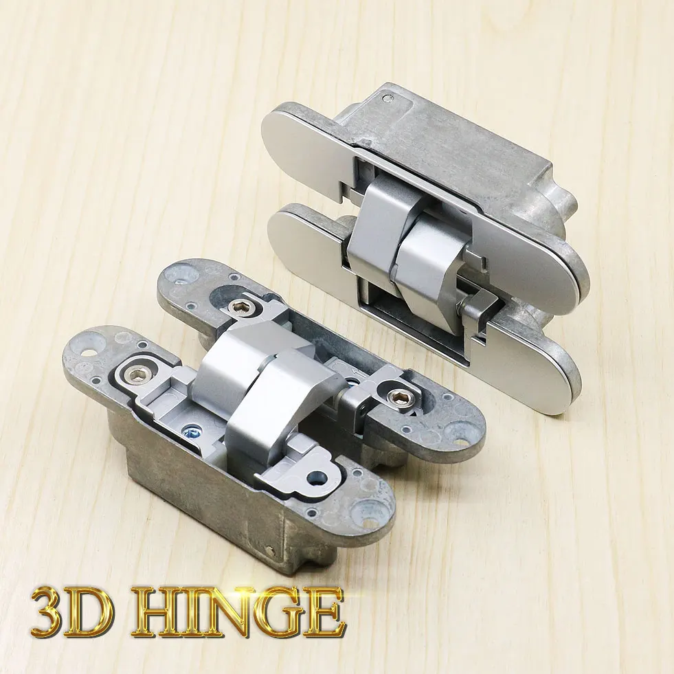 anselmi Zinc Alloy hinge 3D Adjustable Interior Door Hinges Concealed 110*24*26*25.5mm