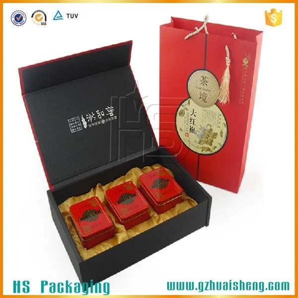 
Twinings Tea Storage Boxes for Sale,chinese Tea in Red 2mm Grey Back Board+105g Coated Paper Paperboard Recyclable Huaisheng 