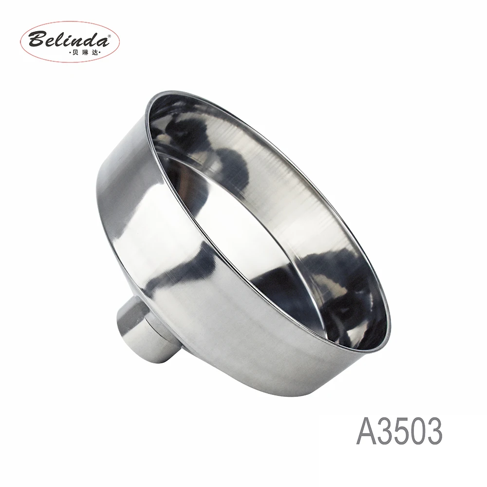 
Durable Liquid Transfer Large Funnel Stainless Steel with Wide Mouth 