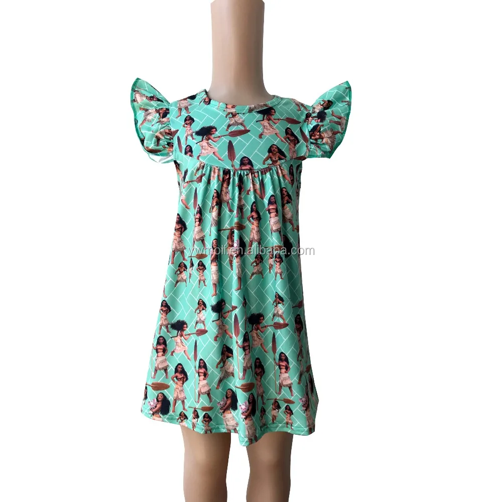moli wholesale fox patterns pearl dress kids wear online summer baby dresses