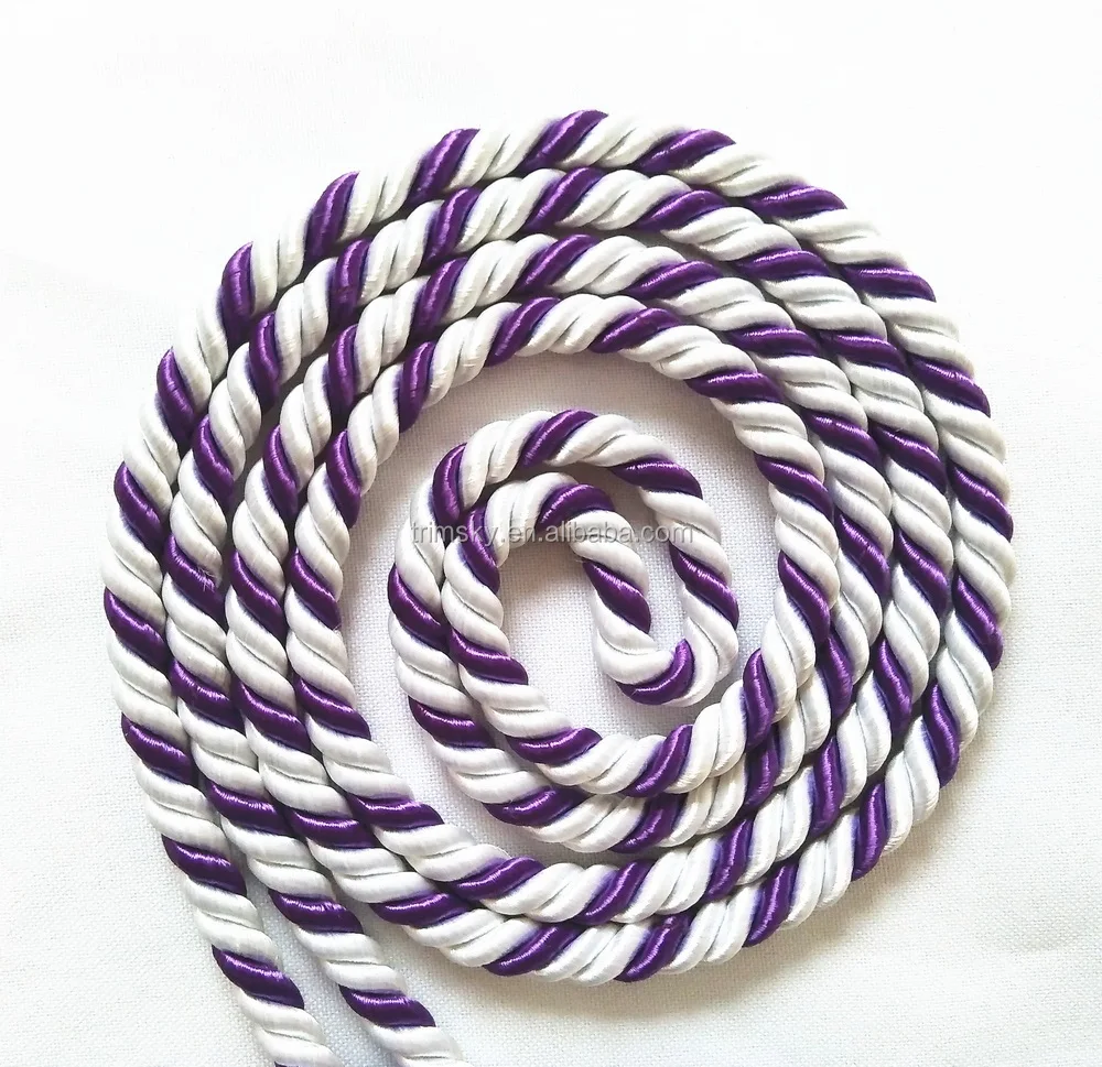 Decorative Cord Cotton Rope / Polyester Rope / Rayon Rope with 2 Color