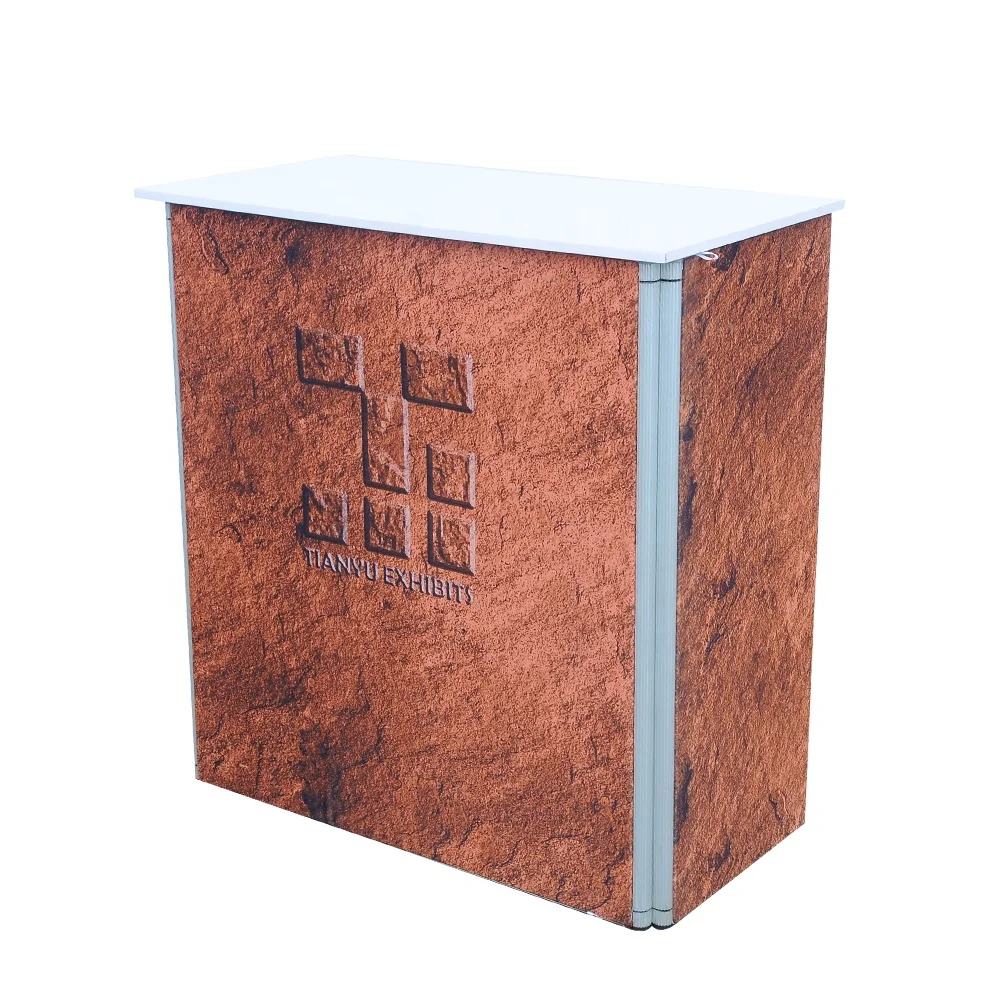 Advertising and display of advertising materials portable promotion counter