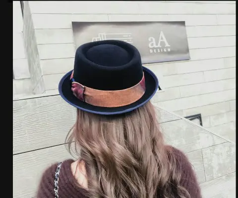 Wholesale Fashion  Design 100 Wool Felt Pork Pie Hats for men  women