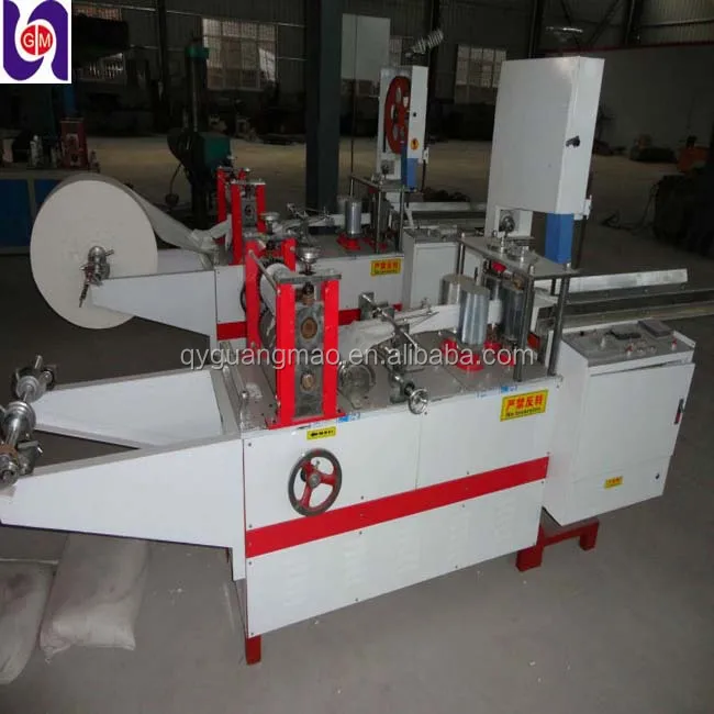 Embossing Napkin Folder and Slitting Equipment For The Production of Napkins, High Quality Serviette Making Machine For Sale