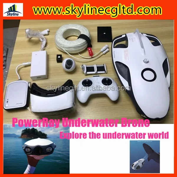 Подводный робот-Дрон PowerRay RC с функцией рыбной ловли и удаленной приманкой