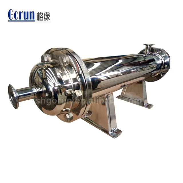 Sanitary Stainless Steel  Water Heating Shell&Tube Heat Exchanger