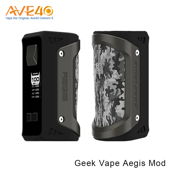 IP67 водонепроницаемый VAPE mod express geekvape Aegis экранированный 100 Вт TC поле mod с регулируемый выход режим