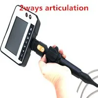 
Articulating Industrial video borescope 5.5mm waterproof sewer pipe inspection camera 
