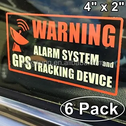 custom printing gps tracking sticker