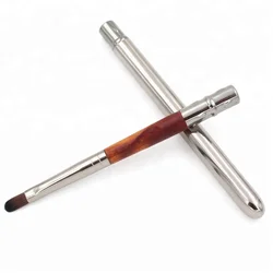 Vanson Makeup Tool High Quality Taklon Hair Portable Retractable Lip Lipstick Lipgloss Brush With Cap