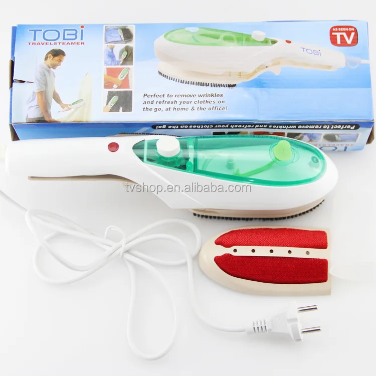 800W Electric Handheld Tobi Travel Garment Clothes Steamer With Lint Remover&Measuring Cup