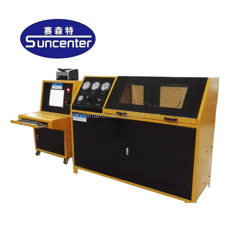 Suncenter Air powered computer control hydrostatic tester for brake hose tube pipe