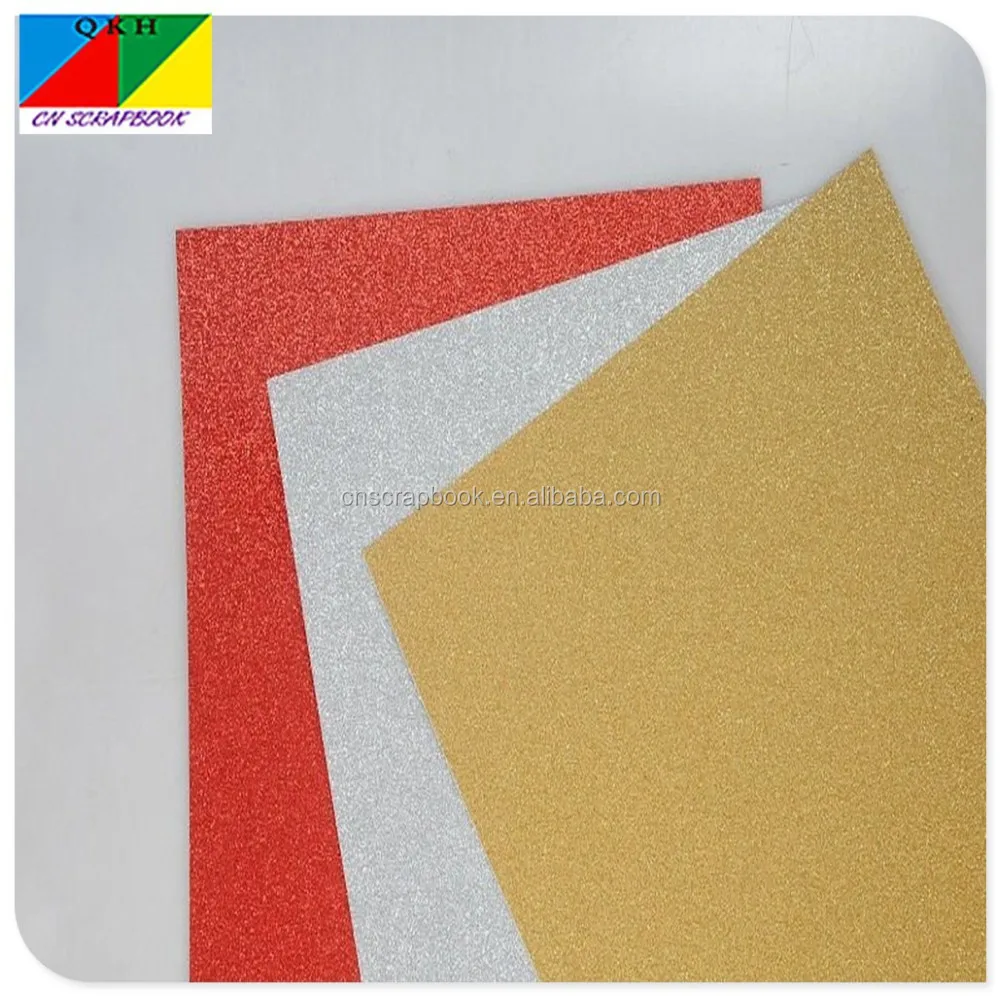 
silver glitter paper/glitter cardboard 