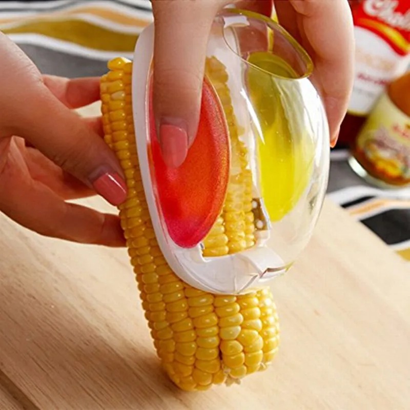 Factory Wholesale Custom Logo Food Grade Handheld Corn Cob Cutter Corn Stripper