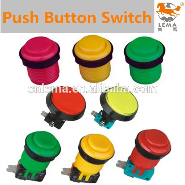 15A 250V AC Electrical Push Button Switches