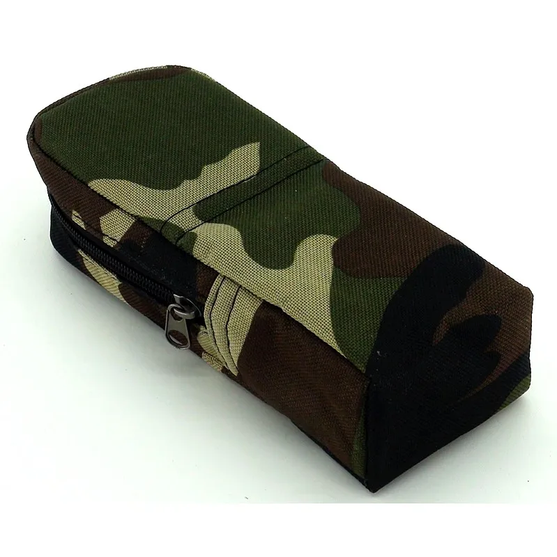 Lower price OEM logo Vertical canvas pencil bag