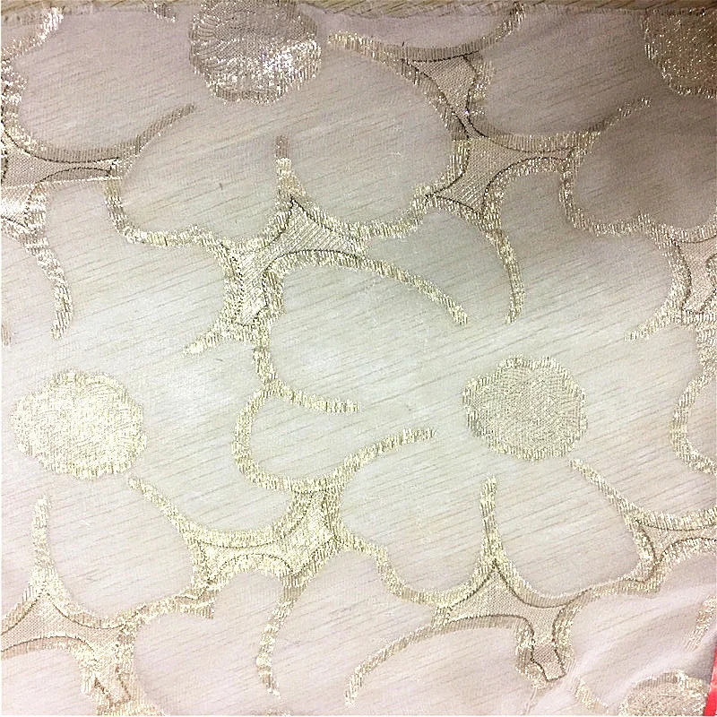Silk Lurex blended uragiri metallic chiffon fabric