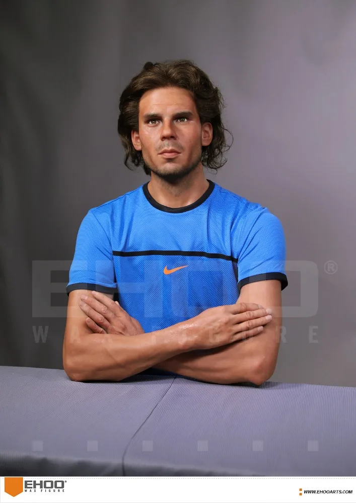 Spanish Professional Tennis Player Life Size Wax Figure For Sale