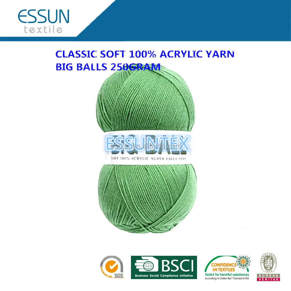 NM8/3 100% soft acrylic wool hand knitting yarn fancy yarn