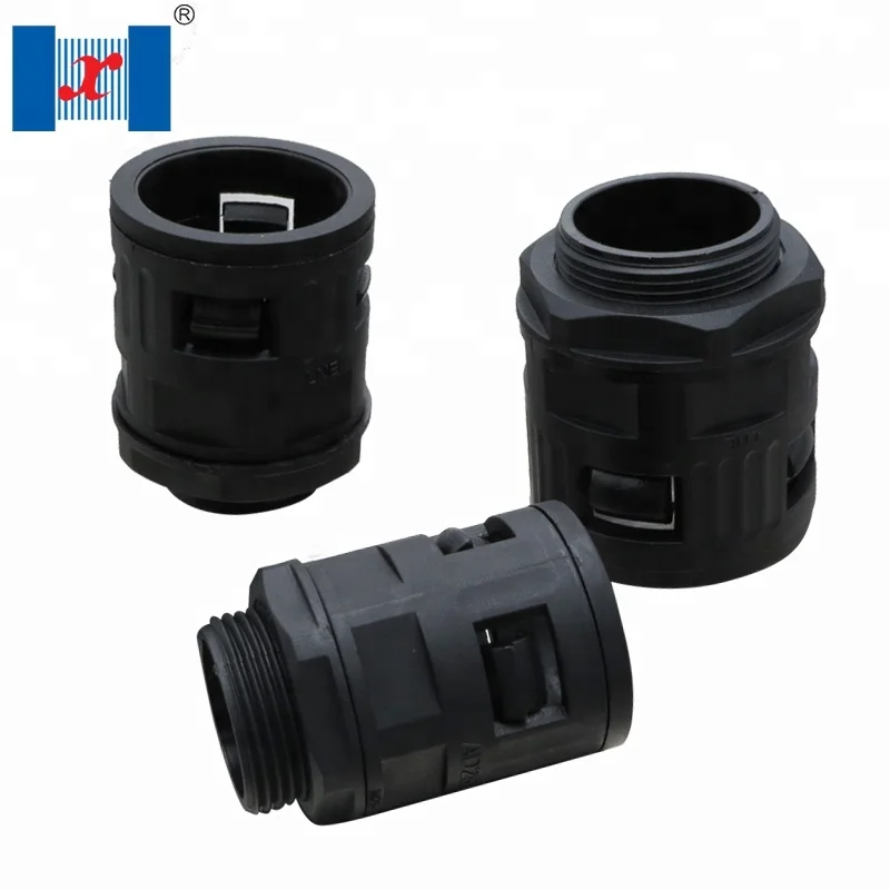 Longer size Ip68 M PG G Thread Nylon Flexible Conduit Fitting M12